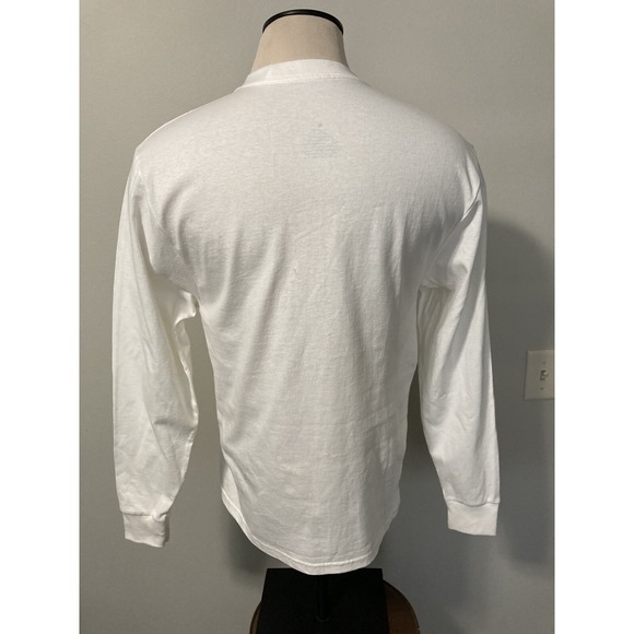 Nebraska Cornhuskers White Long Sleeve Size Medium 100% Cotton - Picture 2 of 4